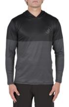 Men's Volcom Hooded Surf Shirt, Size - Black