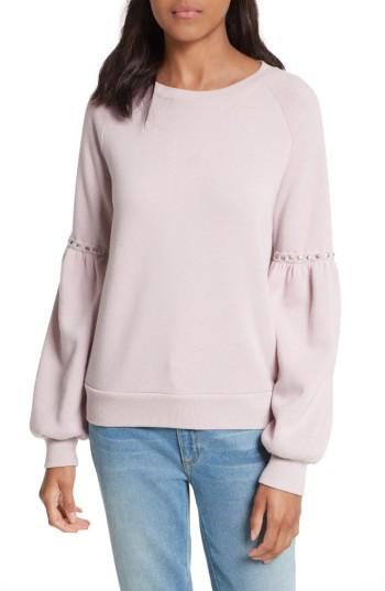 Women's Rebecca Minkoff Clementine Sweatshirt, Size - Purple
