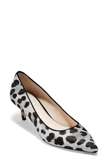 Women's Cole Haan Vesta Kitten Heel Pump .5 B - Brown