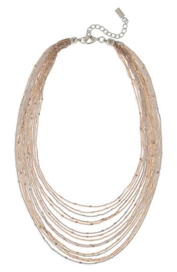 Women's Canvas Jewelry Multirow Necklace