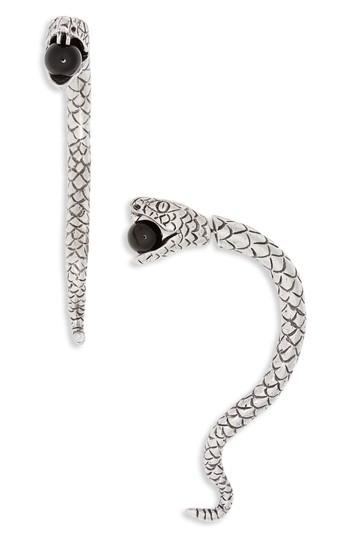 Women's Saint Laurent Serpent Front/back Earrings