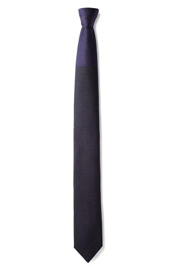 Men's Title Of Work Dot Silk Tie, Size - Purple