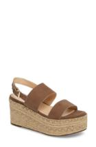 Women's Klub Nico Vonnie Espadrille Platform Sandal M - Brown