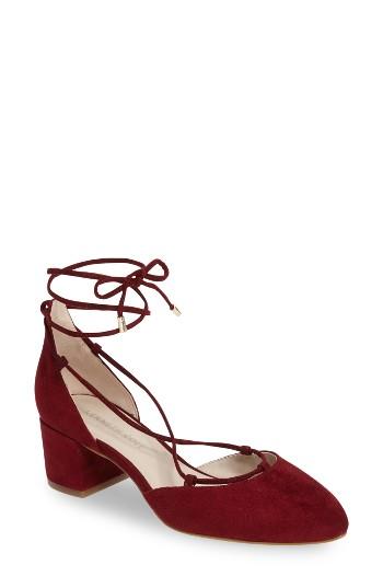 Women's Kenneth Cole New York Toniann Lace-up Pump M - Red