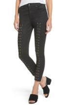 Women's Topshop Jamie Coated Lace-up Skinny Jeans