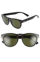 Women's Electric Nashville Xl 52mm Melanin Infused Sunglasses - Gloss Black/ Grey