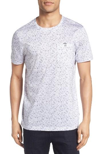 Men's Ted Baker London Goldman Modern Slim Fit Print Pocket T-shirt