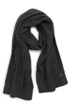 Men's Ted Baker London Cable Knit Scarf, Size - Grey