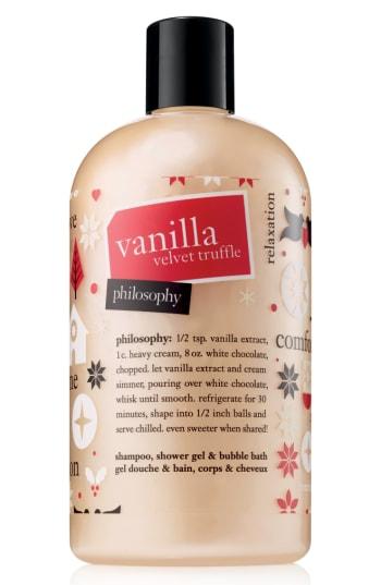 Philosophy Velvet Vanilla Truffle Shampoo, Shower Gel & Bubble Bath