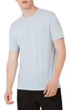 Men's Topman Lightweight Cotton T-shirt, Size - Blue