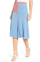 Women's English Factory Midi Sweater Skirt - Blue