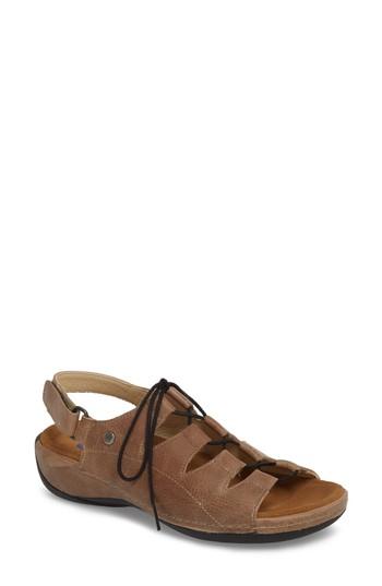 Women's Wolky Kite Lace-up Sandal .5-6us / 36eu - Beige