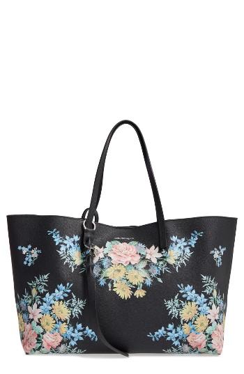 Alexander Mcqueen Small Skull Calfskin Shopper -