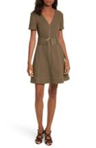 Women's Diane Von Furstenberg Belted Fit & Flare Dress - Green