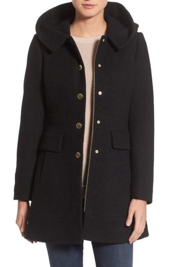 Women's Guess 'mod' Hooded Jacket - Black