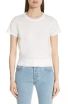 Women's Noir Kei Ninomiya Tulle Back Tee - White