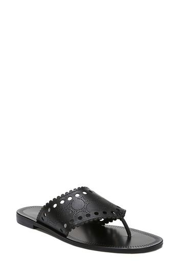 Women's Diane Von Furstenberg Ekati Thong Sandal .5 M - Black