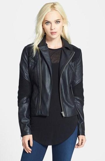 Women's Sam Edelman Faux Leather Moto Jacket