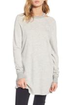 Women's N:philanthropy Porter Distressed Sweatshirt Dress - Grey