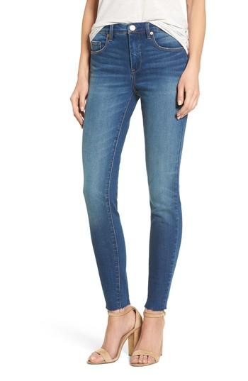 Women's Blanknyc The Bond Raw Hem Skinny Jeans - Blue