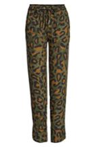 Women's Zadig & Voltaire Parone Leo Pajama Pants Us / 38 Fr - Green