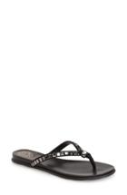 Women's Vince Camuto 'ellita' Flat Sandal .5 M - Black