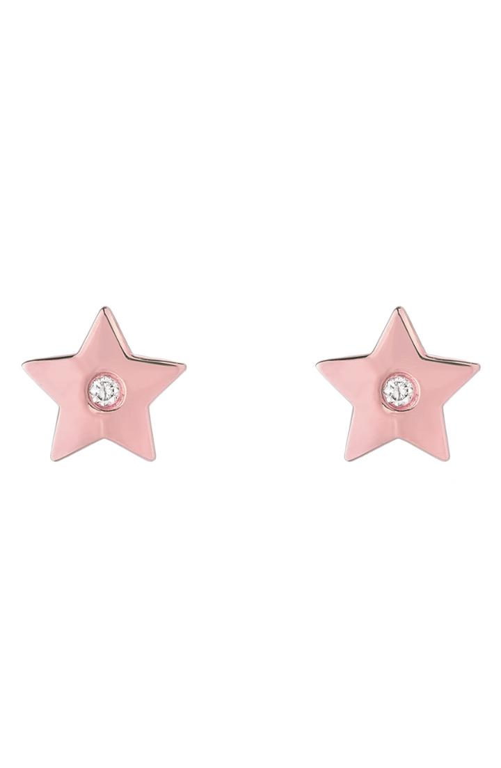 Women's Mini Mini Jewels Forever Collection - Star Diamond Stud Earrings