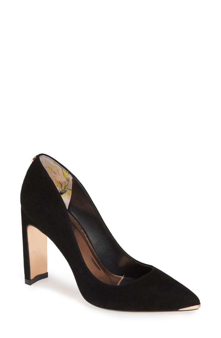 Women's Ted Baker London Bubeli Pointy Toe Pump M - Black
