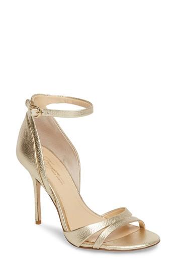 Women's Imagine By Vince Camuto Sherline Ankle Strap Sandal .5 M - Metallic