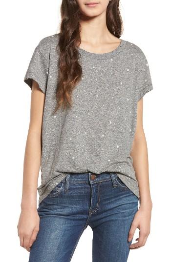 Women's Current/elliott The Crewneck Star Print Tee