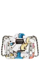 Moschino 'small Biker Jacket - Floral Print' Shoulder/crossbody Bag - White