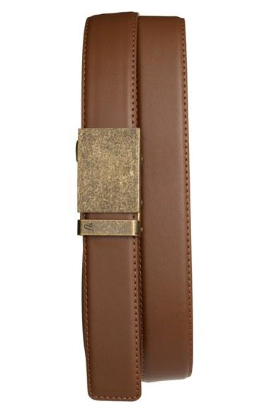 Men's Mission Belt 'bronze' Leather Belt - Bronze/ Mocha