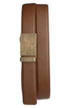 Men's Mission Belt 'bronze' Leather Belt - Bronze/ Mocha