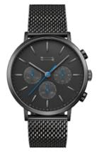 Men's Uri Minkoff Griffith Mesh Strap Watch, 43mm