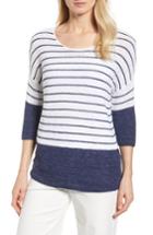 Women's Nic+zoe Cross Roads Knit Top - Blue