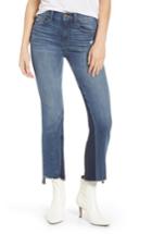 Women's Sp Black Step Hem Crop Flare Jeans - Blue