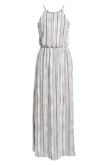 Women's Print Maxi Dress - White