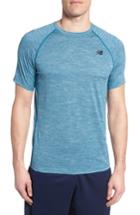 Men's New Balance Tenacity Crewneck T-shirt, Size - Blue