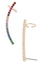 Women's Topshop Ombre Crystal Ear Cuffs