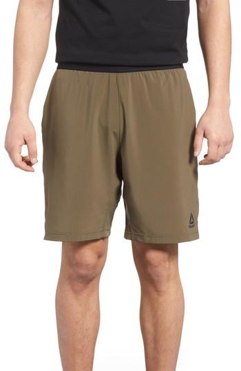 Men's Reebok Speedwick Speed Training Shorts - Green