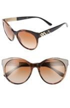 Women's Burberry 56mm Retro Sunglasses - Blue/ Gradient