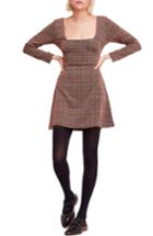 Women's Free People Uptown Girl Minidress - Brown