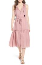 Women's Misa Los Angeles Nicolleta Tie Waist Midi Dress - Pink