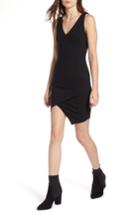 Women's Soprano Asymmetrical Body-con Dress, Size - Black