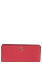 Women's Tory Burch Robinson Saffiano Leather Continental Wallet -