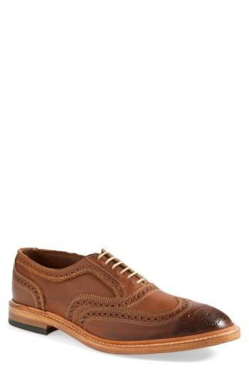 Men's Allen Edmonds 'neumok' Wingtip .5 D - Brown