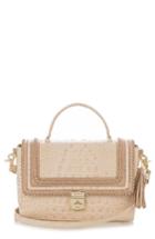 Brahmin Danielle Leather Satchel - Beige