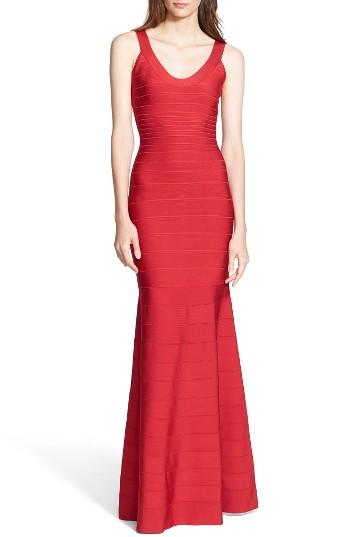 Women's Herve Leger Mermaid Bandage Gown