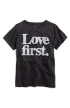 Women's J.crew Love First Tee, Size - Grey