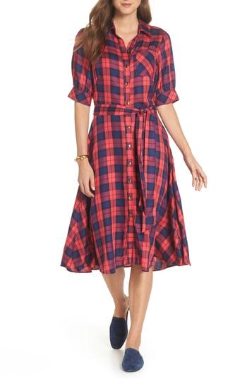 Women's 1901 Plaid Shirtdress - Red